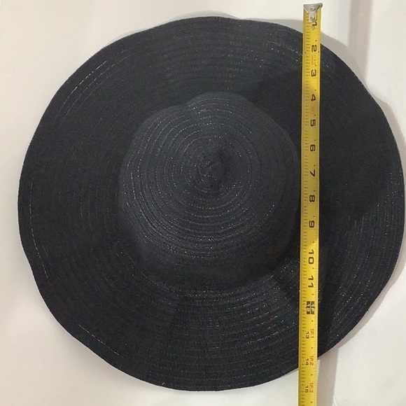 Sun Lily - Sun hat black nylon cotton blend chic - Picture 7 of 9